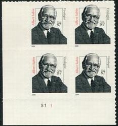 U.S. #3435 83c Dr. Albert Sabin PNB of 4