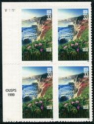U.S. #3438 California Statehood PNB of 4