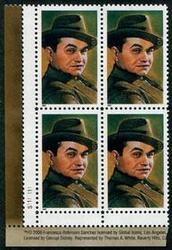 U.S. #3446 Edward G. Robinson PNB of 4