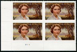 U.S. #4223 Marjorie Kinnan Rawlings PNB of 4