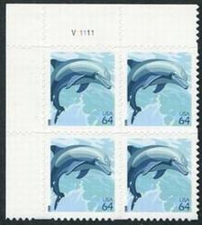 U.S. #4388 Porpoise PNB of 4