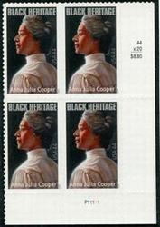 U.S. #4408 Anna Cooper PNB of 4