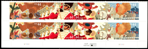 U.S. #4420aThanksgiving PNB of 8