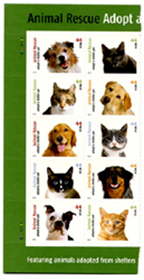 U.S. #4460a Adopt a Pet PNB of 10