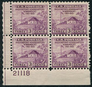 U.S. #727 Peace of 1783