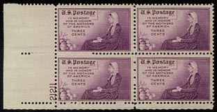 U.S. #737 Mothers of America MNH PNB