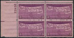 U.S. #858 50th Anniversary of Statehood MNH PNB of 4