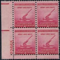 U.S. #900 Anti-aircraft Gun PNB of 4