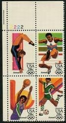 U.S. #C104a Olympics PNB of 4