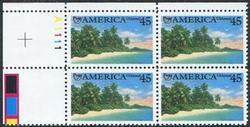 U.S. #C127 Pre-Columbian America PNB of 4
