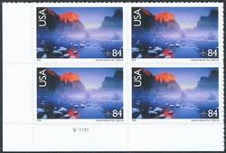 U.S. #C141 84c Yosemite Airmail PNB of 4