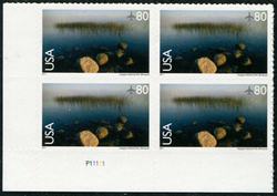 U.S. #C148 Voyageur NP Airmail PNB of 4