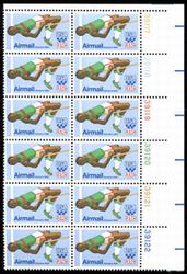 U.S. #C97 31c Olympic Games PNB of 12