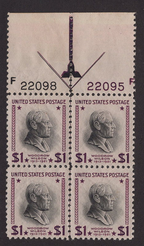 U.S. #932 FDR and White House 3c PNB Top Arrow