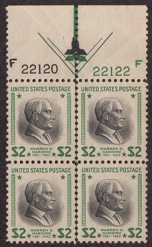 U.S. #833 Top Arrow PNB Mint