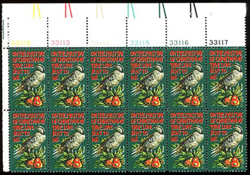 U.S. #1445 Christmas - Traditional PNB of 12