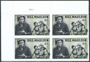 U.S. #4445 Bill Mauldin PNB of 4