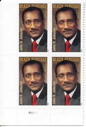 U.S. #4624 John H. Johnson, PNB of 4