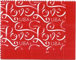 U.S. #4626 Love Ribbons PNB of 4