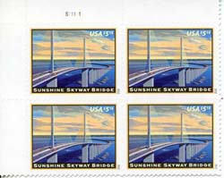 U.S. #4649 Sunshine Skyway Bridge PNB of 4