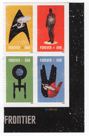 U.S. #5135a Star Trek PNB of 4