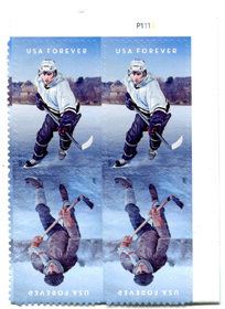 U.S. #5253a History of Hockey, PNB of 4