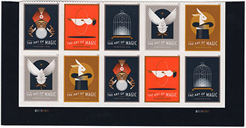 U.S. #5305a Art of Magic PNB of 10