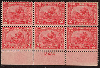 U.S. #549 PNB6 MNH