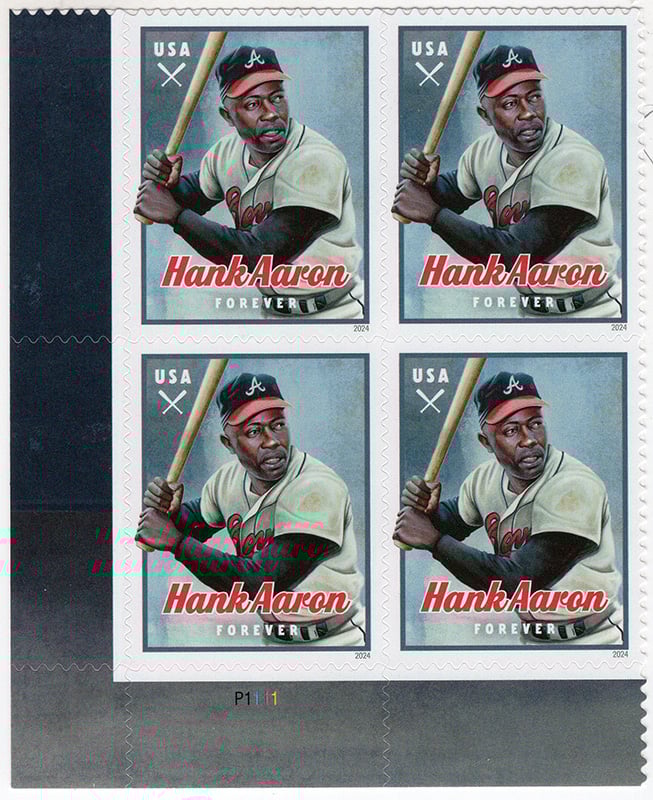 U.S. #5908 Hank Aaron, PNB4