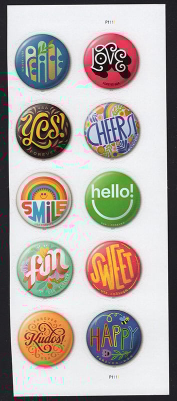 U.S. #5928a Pinback Buttons PNB10
