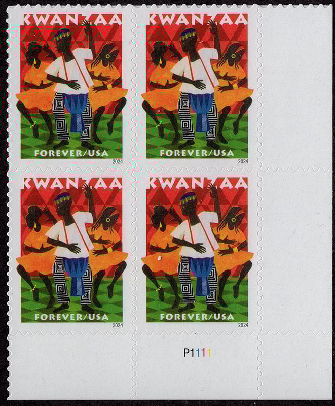 U.S. #5946 Kwanzaa PNB of 4