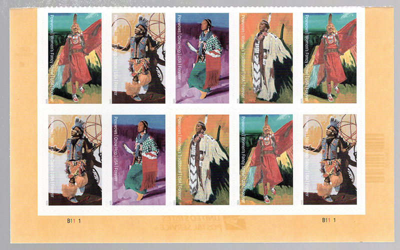 U.S. #5981a PowWows PNB of 10