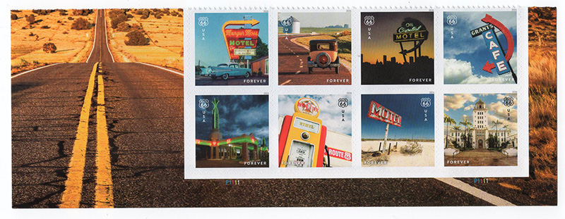 U.S. #6081a Route 66 PNB 8