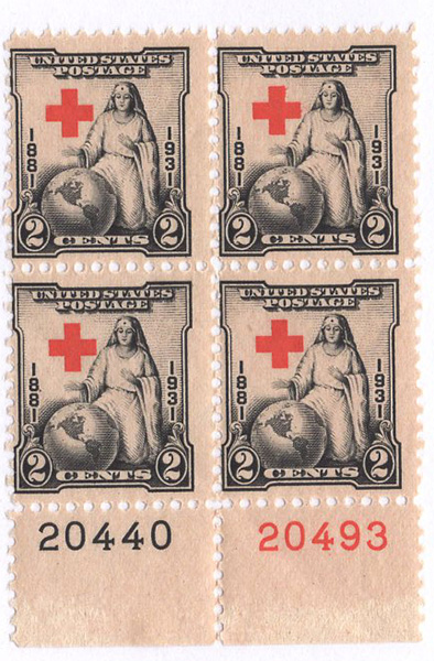 U.S. #702 American Red Cross MNH