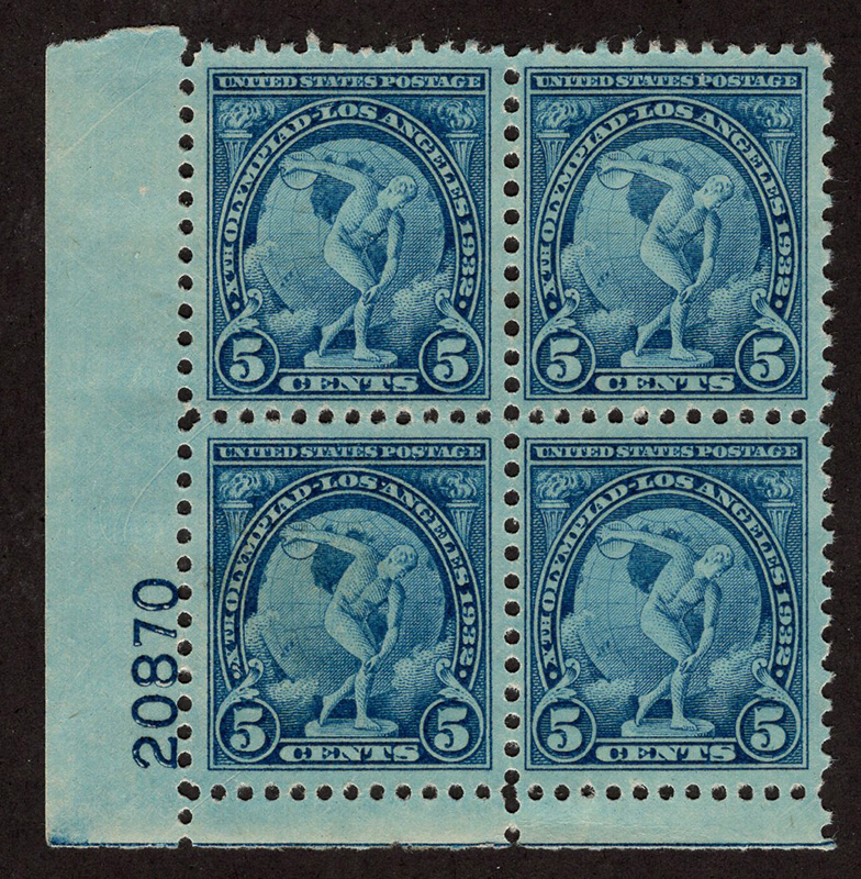 U.S. #719 Los Angeles Olympic Games 5c PNB