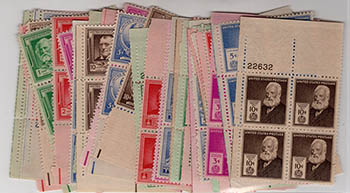 U.S. #859-93 Block Number Blocks MNH