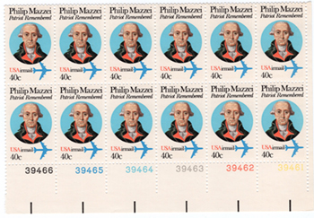 U.S. #C98 Philip Mazzei PNB of 12