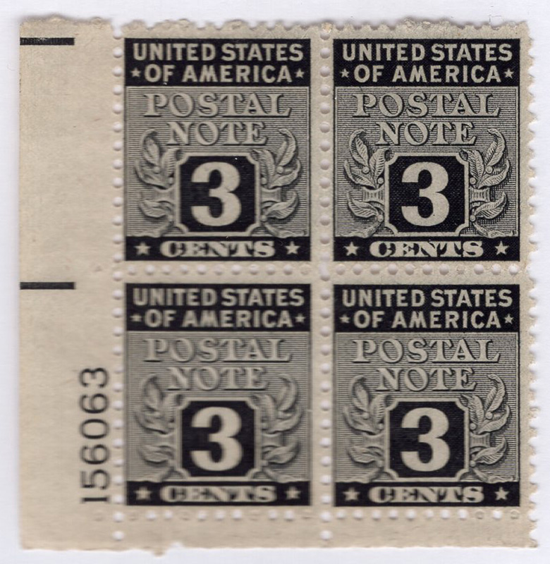 U.S. #PN3 Postal Note PNB4