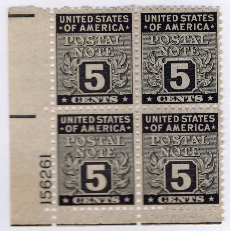 U.S. #PN5 Postal Note PNB4