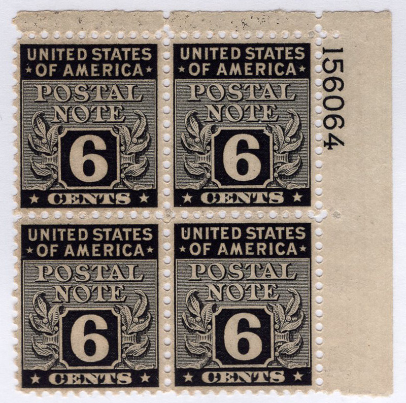 U.S. #PN6 Postal Note PNB4