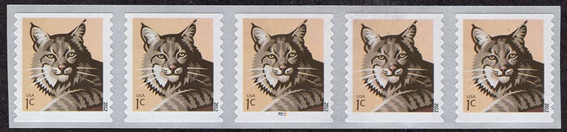 U.S. #4672 Bobcat Plate Number Coil