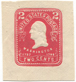 U.S. #U385 Cut Square