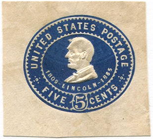 U.S. #U393 Cut Square