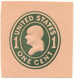 U.S. #U402 Cut Square