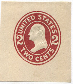 U.S. #U406 Cut Square