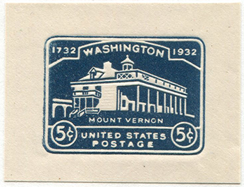U.S. #U528 Cut Square