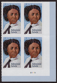U.S. #5663 Edmonia Lewis PNB of 4