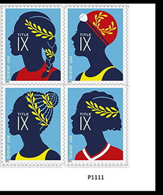 U.S. #5671a Title IX Commemorative PNB of 4