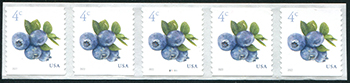 U.S. #5653 4c Blueberries PNC 5