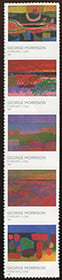 U.S. #5692a George Morrison, Strip of 5